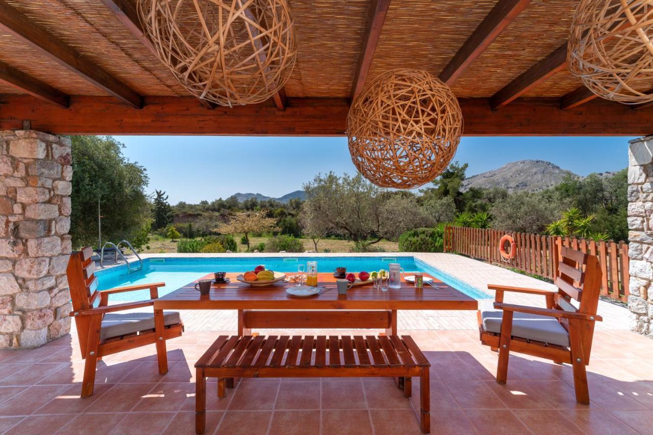 Olive Private Villa Swimming Pool 5 Bdr Kolymbia Rhodes Exteriör bild