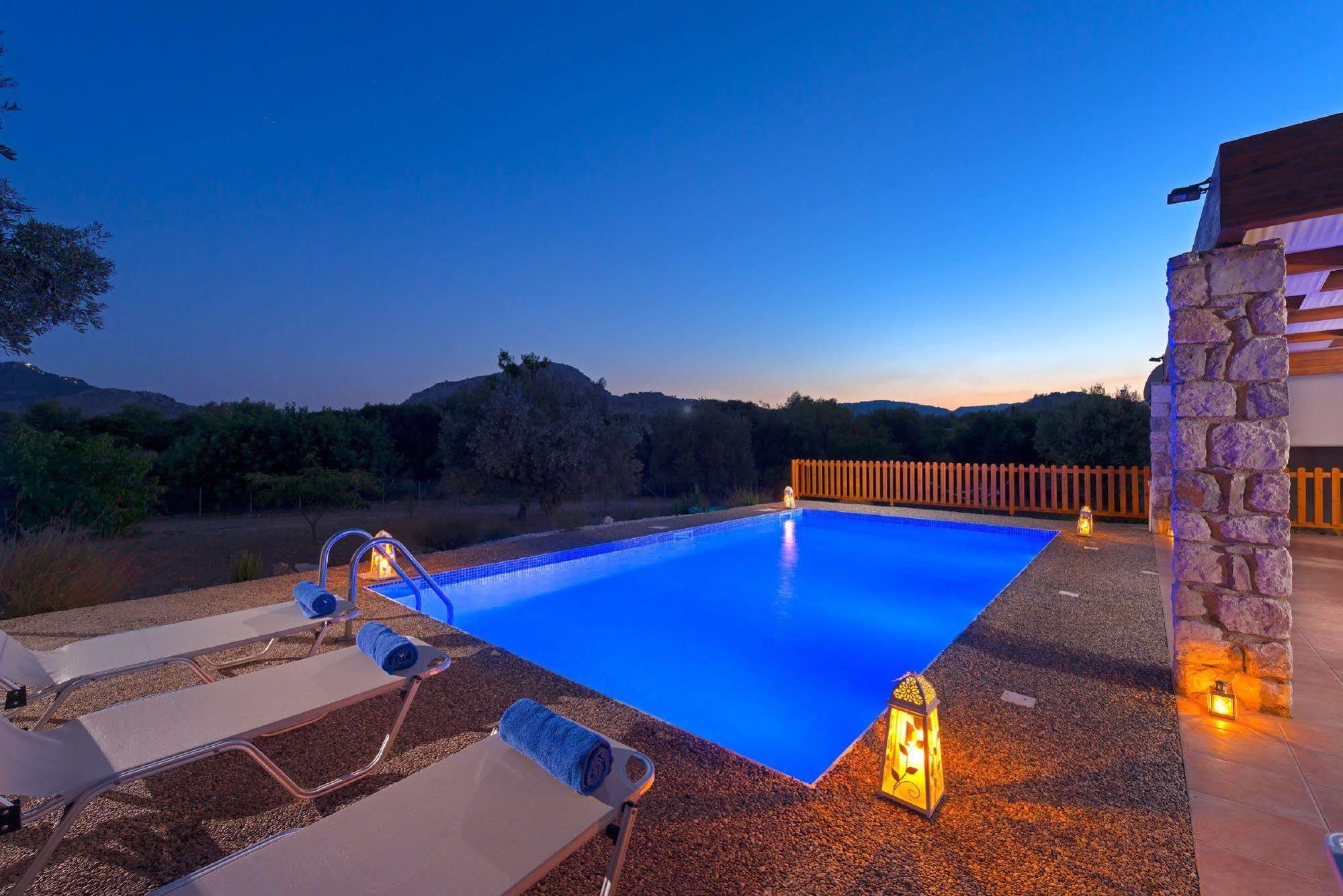 Olive Private Villa Swimming Pool 5 Bdr Kolymbia Rhodes Exteriör bild